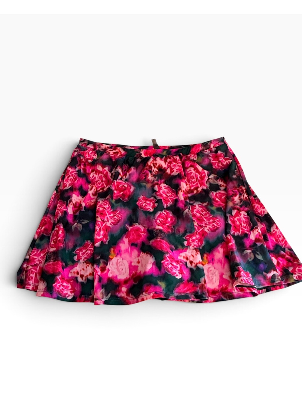 Torrid Floral Pink High Waisted Swim Skirt